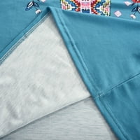 Ženske košulje i bluze Modne košulje Žene Ljeto Kratki rukav plus tunike Cvjetni ispis V-izrez Ljeto