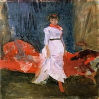 Aranžman u ružičastoj, crvenom i ljubičastom plakatu Ispis Jamesa McNeill Whistler 54674