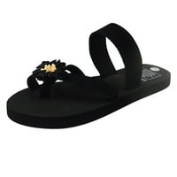 Cieken žene cvijeće plaže prozračne cipele sandale home papera flip-flops ravne cipele