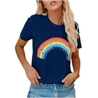 Gay Pride košulja za žene LGBTQ tees Rainbow ponos mjesec majica Ljetni gej Prava na poklon vrhovima