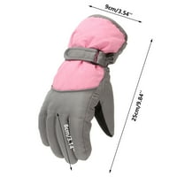 Ovecza Vanjske rukavice za djecu zagrijavanje vodootporne 6Y-16y dječji snježni skijaški dječaci Djevojke