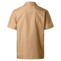 Ljetni trendi čišćenje muške majice Muške ljetne prevelike majice kratkih rukava Muške pune boje Casual