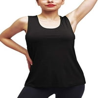 Ženski trening vrhovi dugim vrhovima rezervoara labavi fit trčanje atletske košulje joge vrhovi za žene