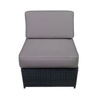 Stolica Rossana sa bakionima, ukupna težina proizvoda: lb., [impresivni udobni debeli jastuci]: 5,12 Debljina mekih jastuka sjedala pružaju luksuzno ležište, ponude