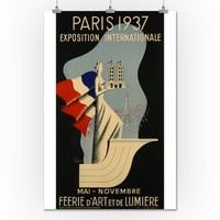 Izložba Pariza Internatonale - Feerie d'Art Et de Lumiere Poster Francuska C