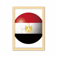 Egipat Nacionalni zastava Fudbalski nogometni fudbal ukrasni drveni slikanje Naslovnica Nasložni okvir