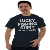 Lucky Ribolovna majica slatka smiješna Fisher Muška grafička majica Tees Brisco Marke 3x