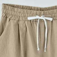 Clearsance Plus Size pamučne kratke hlače za žene Dan nezavisnosti Ljeto tiskane pet bodova Velike veličine