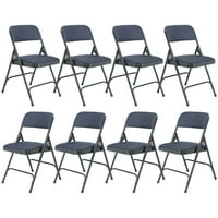 Nacionalna javna serija za sjedenje tapacirana sklopiva stolica za carski plavi char-plavi