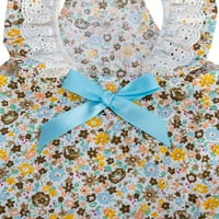 Visland kućna haljina tanka prozračna čipka dekora divna suknja za pse za pse za proljeće