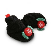 Dojenčad fleine čizme za bebe dječake Božićne cipele Santa Claus Reindeer Prvo walker Toddler Plish