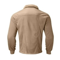 Akiihool jakna Muška muške pune zip flanelne jakne majica Active Jackets Sports Full Zip dukseri