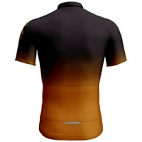TOSMY MENS majica Udobni gradijent modni trend utečene muške ljetne biciklističke košulje za muškarce