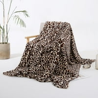Ugodno bacanje pokrivač leopard uzorke prekrivača za djecu kući