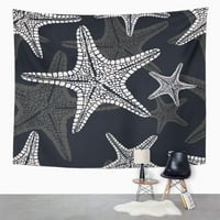 Životni mor Sažetak morske vode vodena akvatska umjetnost Viseća tapiserija Kućni dekor za dnevnu sobu