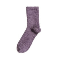 Wofedyo čarape za žene Ženske čarape u jesen i zimi plus elet podstavljene tople ručničke čarape Solid