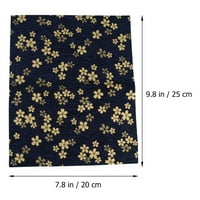 Cvjetni tisak krpa sortirana tkanina DIA DIY limska tkanina obična krpa ručno rađena prekrivanje izrade