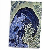 3drose slika poznate japanske slikanje zmaja - ručnik, po