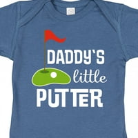 Inktastični golf daddys Little putter poklon baby boy ili baby girl bodysuit