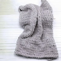 Gruyghost pletena pokrivačica debela multikolor grubi pokrivač tkani ručni pleteni kauč na razvlačenje
