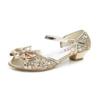 Gomelly Childs Haljine cipele pjenušave princeze cipele sjajne sandale casual sandal vjenčana školska