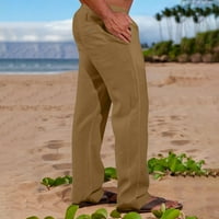 Kayannuo casual pantalone za muškarce čišćenje muške hlače muškarci Čvrsti povremeni elastični pojas