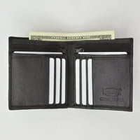 Muški novčanik Premium kožni džepovi sa zatvaračem bifold novčanik P
