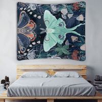 Gljiva tapiserija za tapiserije tapiserije tapiserija šareno cvijeće tapiserija zida visi za sobu