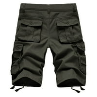 Muški teretni kratke hlače opušteno FIT-u više džep na otvorenom Camo Cargo šorc