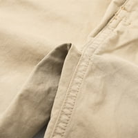 Badymincsl muške hlače Prodaja Muška Ležerna Tipka sa čvrstim zatvaračem džepovi obrezane teretne kratke