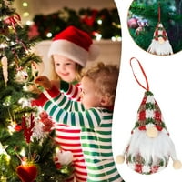 Veki Tree Snjegović ukrasi igračasti ukrasi visi santa poklon božićna lutka naši prvi Božić zajedno