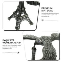 Rosarivae Desktop Dekorativna balansirala Bird i Eiffelov kula Dekoracija Legura ravnoteža Eagle Tower