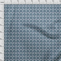 Onuone pamuk poplar Twill Teal plava tkanina poker karta DIY odjeća za pretežanje tkanine za ispis tkanina
