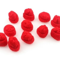 Besponzon Mini kape ukrasi pletenje kape diy craft zalihe za dječje djevojke igračke