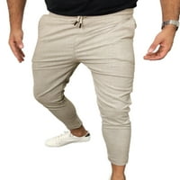 Muški casual joggers hlače obične elastične struke Sportske pantalone trenerke Dno dućane