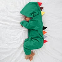 SHPWFBE dječje djevojke odjeća za patchwork Dinosaur Joper Jumper Style Boy Playsiut Dimper & Touksiut