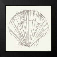 Tavoletti, Anne Crna Moderna uokvirena muzej Art Print pod nazivom - Obalni vetriji Skice u srebru