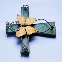 Melinsam jedinstveni drveni raskrivi sa antikvitetom metalnom dekorativnom leptirom i inspirativnom