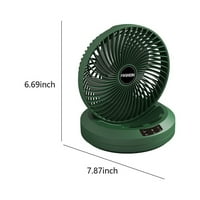 Ventilator za osciliranje stola Mali zidni ventilator, lani varijabilni brzina tiha ventilator za putne