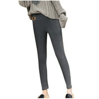 Znoj hlače Ležerne prilike pune boje udobne hlače visoke ustanove za žene moda Slim Fit Workout Trendy