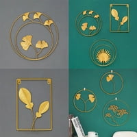 Nordijski stil zlatni dekoracija listova metala za viseće ukrašavanje zidnih ukrasa