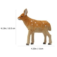 Model simulacije modela Drvena jelena figurica Desktop ukras za dom