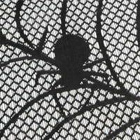 Halloween Crna čipka Spiderweb Stol Tkanina Personalizirana dekoracija tkanine za dnevnu sobu Početna