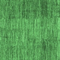 Ahgly Company Indoreni pravokutnik Sažetak Smaragdno zeleni modernim prostirkama područja, 7 '10'