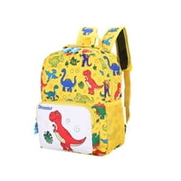 Dječji slatki crtani dinosaur školski torbica ruksak ruksak mali školski torba dinosaur žuta