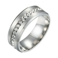 Bazyrey ženski muški prsten u obliku srca cirkon zvona dnevni prsten veliki prsten pogodan za svakodnevno