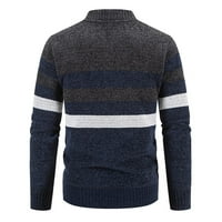 Muški blok otvorenog prednjeg prednjeg džempera, pletena vešanu vezu