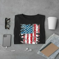 Majica američke zastave Grunge stil muškarci -image by shutterstock, muški 3x-veliki