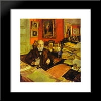 Theodore Duret uokvirena umjetnička štampa Edouarda Vuillarda