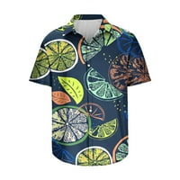 Ernkv muške majice odolijevanje odjeće rever pulover Tropska tinejdžer za odmor Hajda modna ljetna havajska